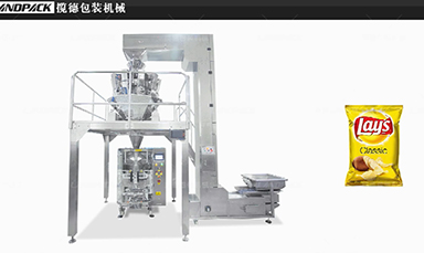 薯片包裝機視頻，佛山攬德包裝機廠家